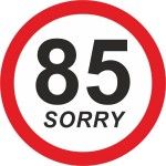 Sorry 85km/h